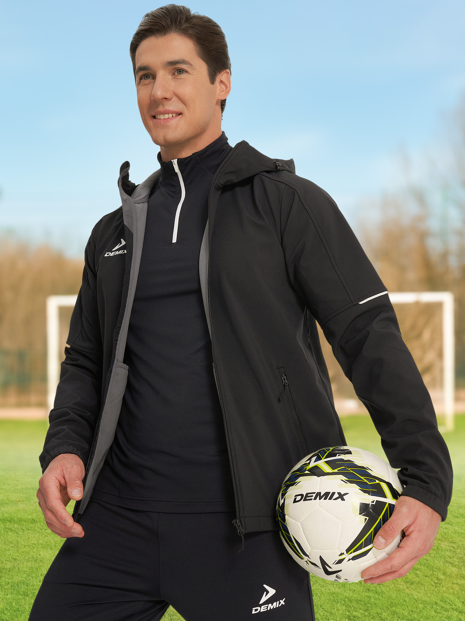 Легкая куртка Demix, черный, арт. 129689dmx-99