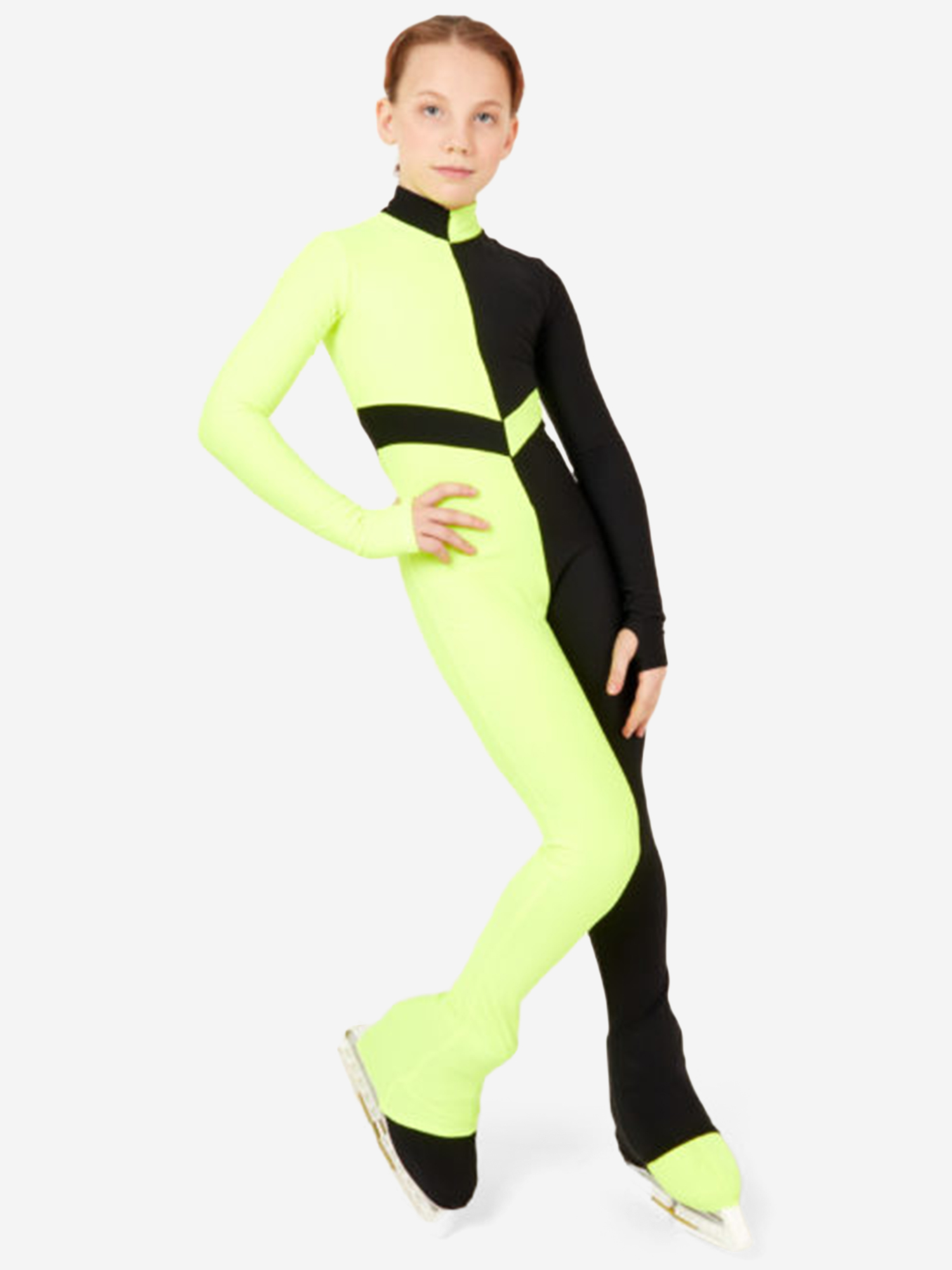 

Комбинезон спортивный для фигуристов "Лимбо" IceDress, Черный