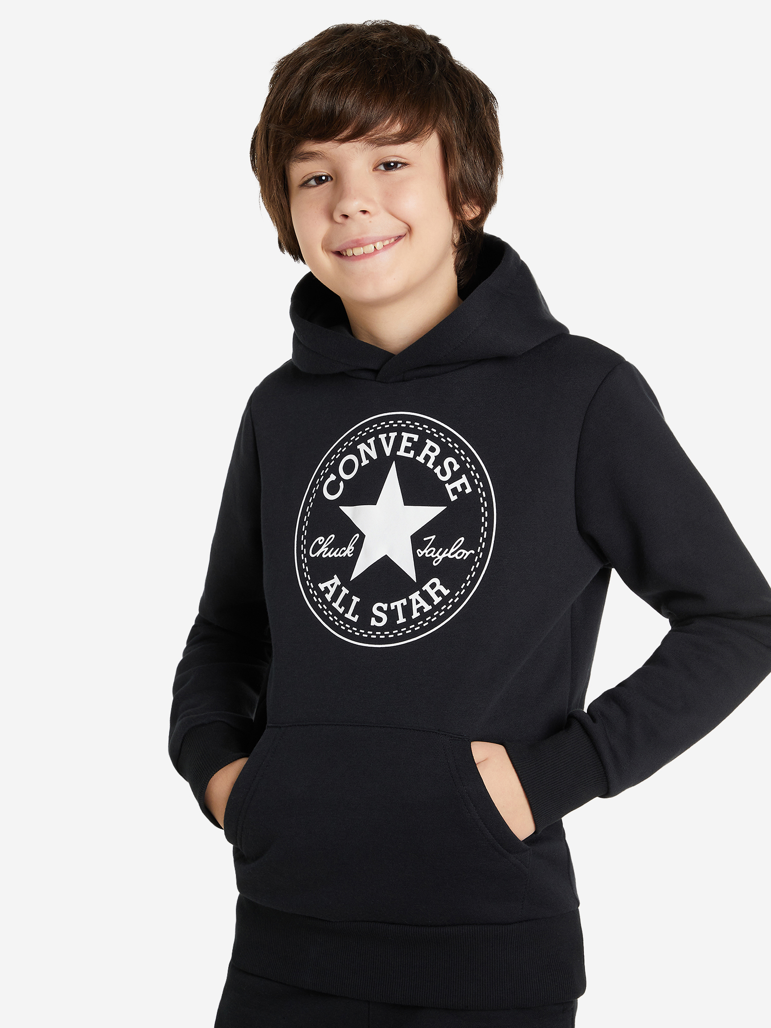 

Худи для мальчиков Converse, Черный