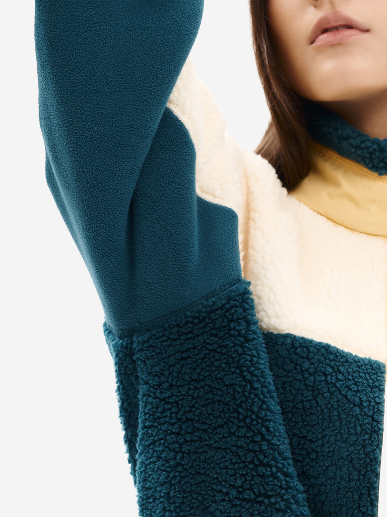Толстовка из шерпы XVOYA COZY зеленая