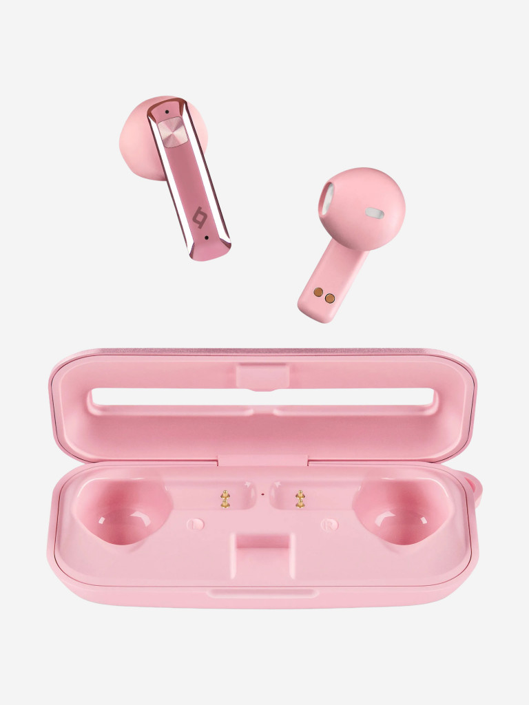 Беспроводная Bluetooth-гарнитура TTEC AirBeat Ultra Slim True Wireless Headsets. Цвет: розовое золото