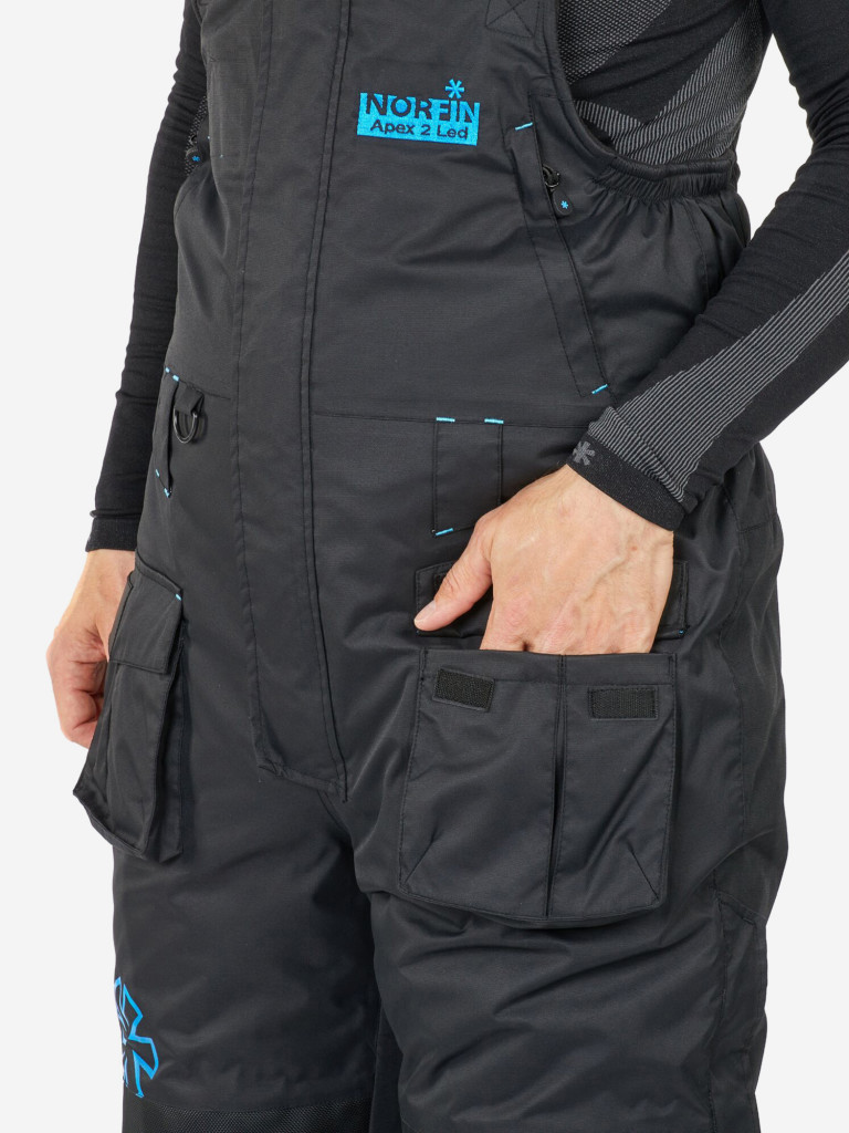 Костюм Norfin APEX 2 LED (куртка+полукомбинезон) для рыбалки и охоты