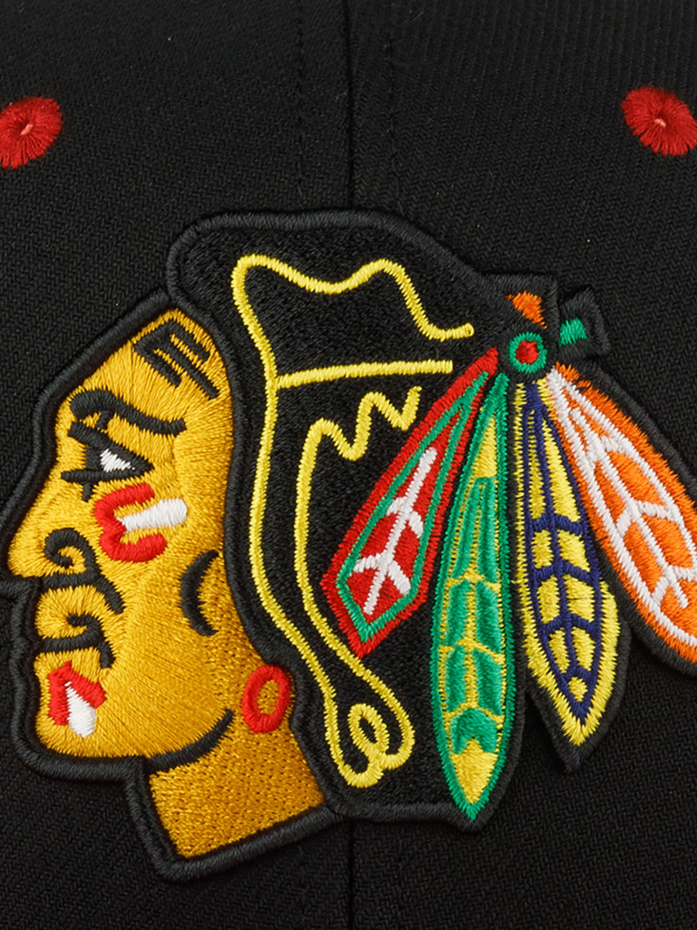 Бейсболка MITCHELL NESS HHSS7311-CBHYYPPPBLCK Chicago Blackhawks NHL