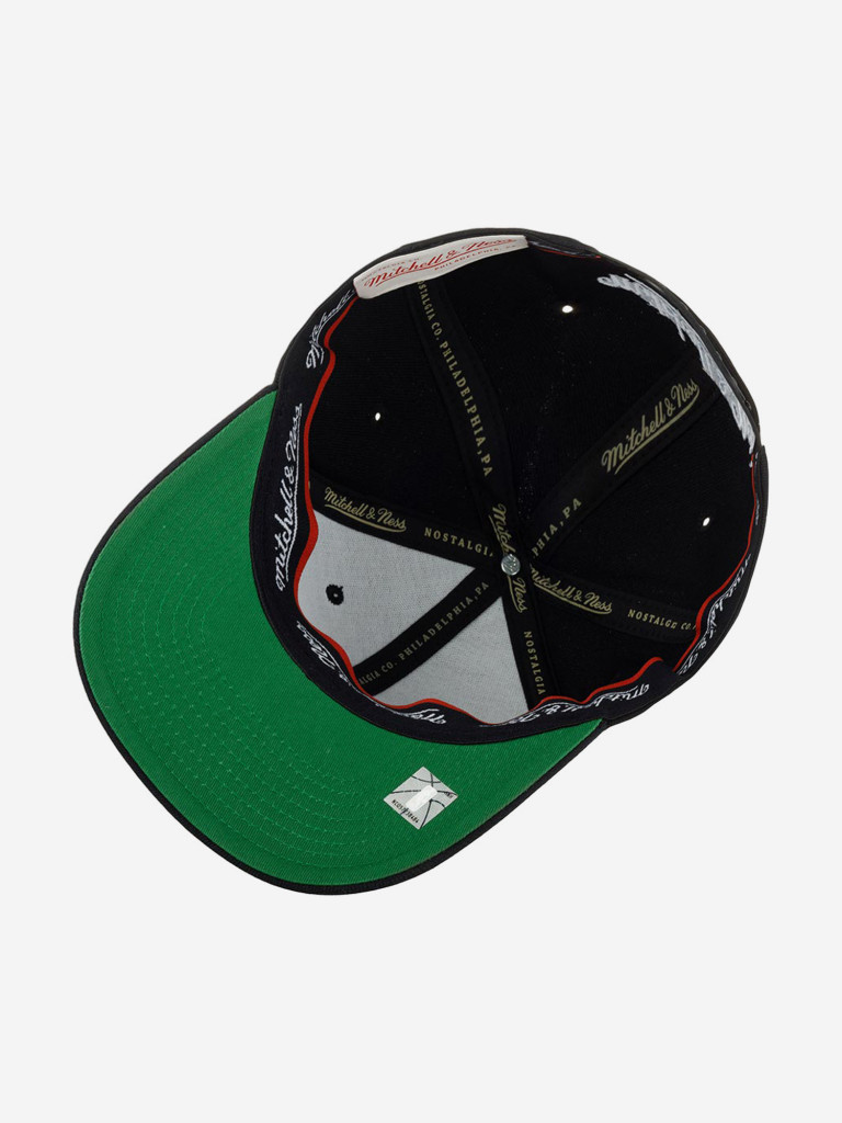 Бейсболка MITCHELL NESS HHSS3260-P76YYPPPBLCK Philadelphia 76Ers NBA (черный)