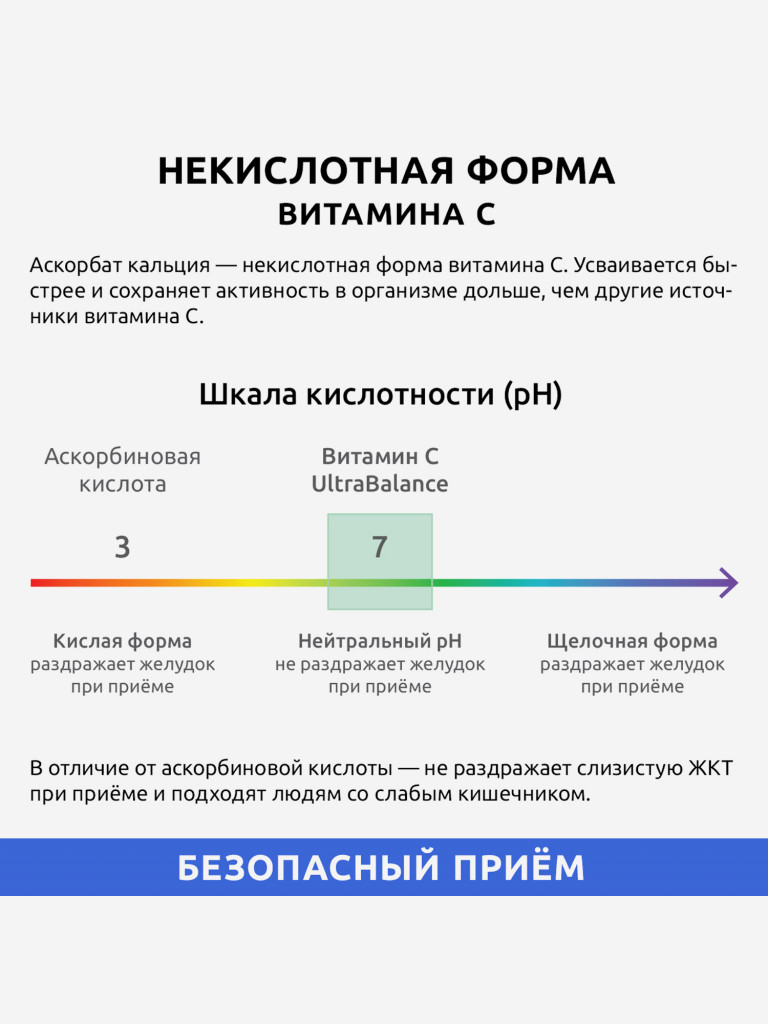 Витамин С UltraBalance комплекс для иммунитета мужчин и женщин, 90 капсул