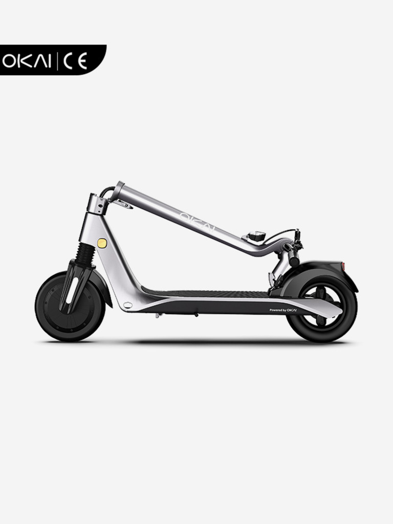 Электросамокат OKAI ES500, 350W, гидроизоляция, беспрокольные шины