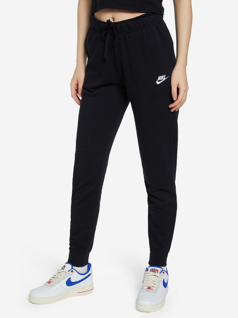 фото Брюки женские nike sportswear club fleece, черный