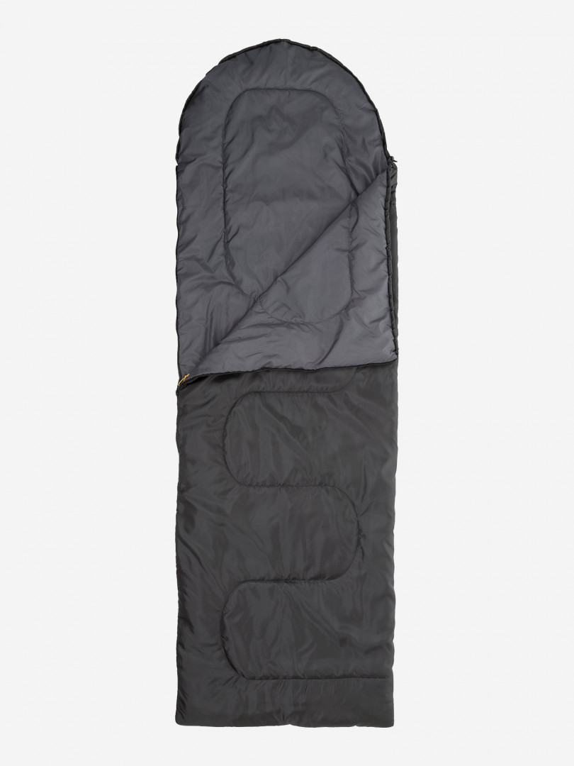 Спальный мешок Outventure Comfort +20 правосторонний, Черный