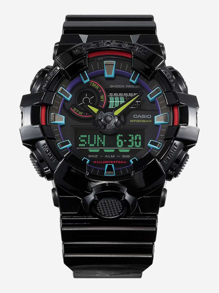 Спортивные часы CASIO G-SHOCK GA-700RGB-1A