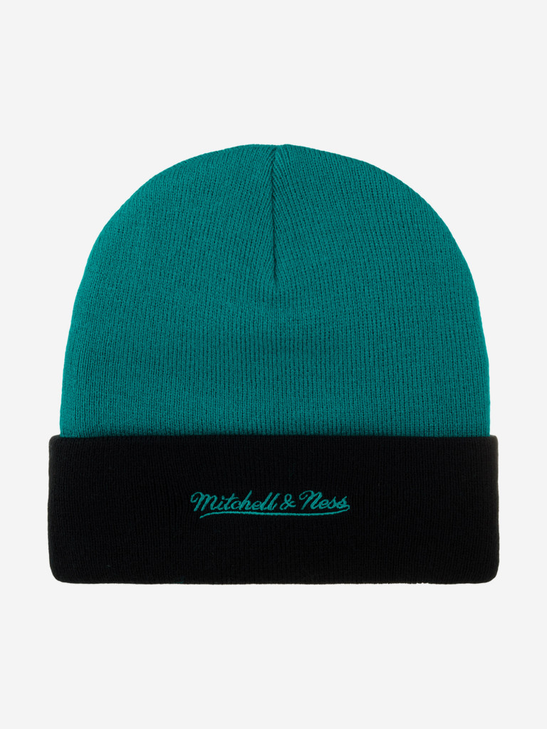 Шапка с отворотом MITCHELL NESS EU349-ARCHED-TEAL San Jose Sharks NHL
