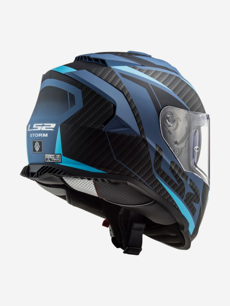 Мотошлем LS2 FF800 STORM II RACER (матовый синий, Matt Blue)