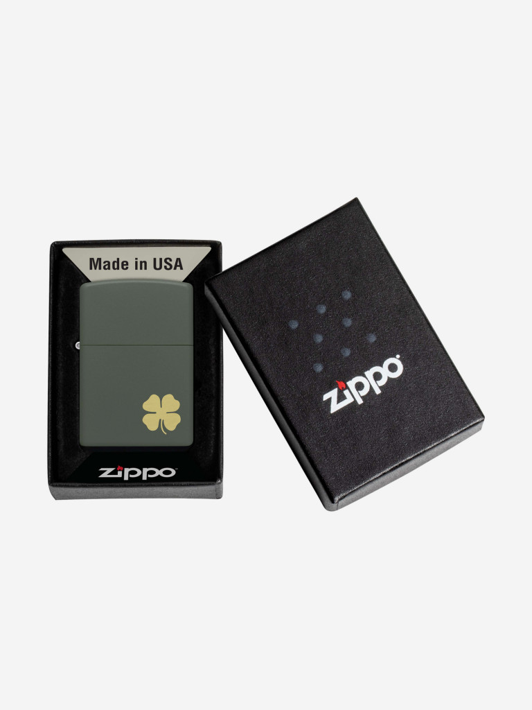 Зажигалка бензиновая ZIPPO 49796 Four Leaf Clover
