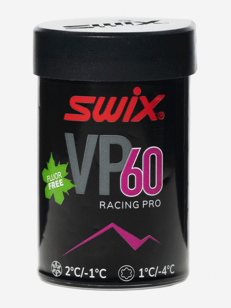 фото Мазь держания swix vp60 purple red -1/+2, 45g, белый