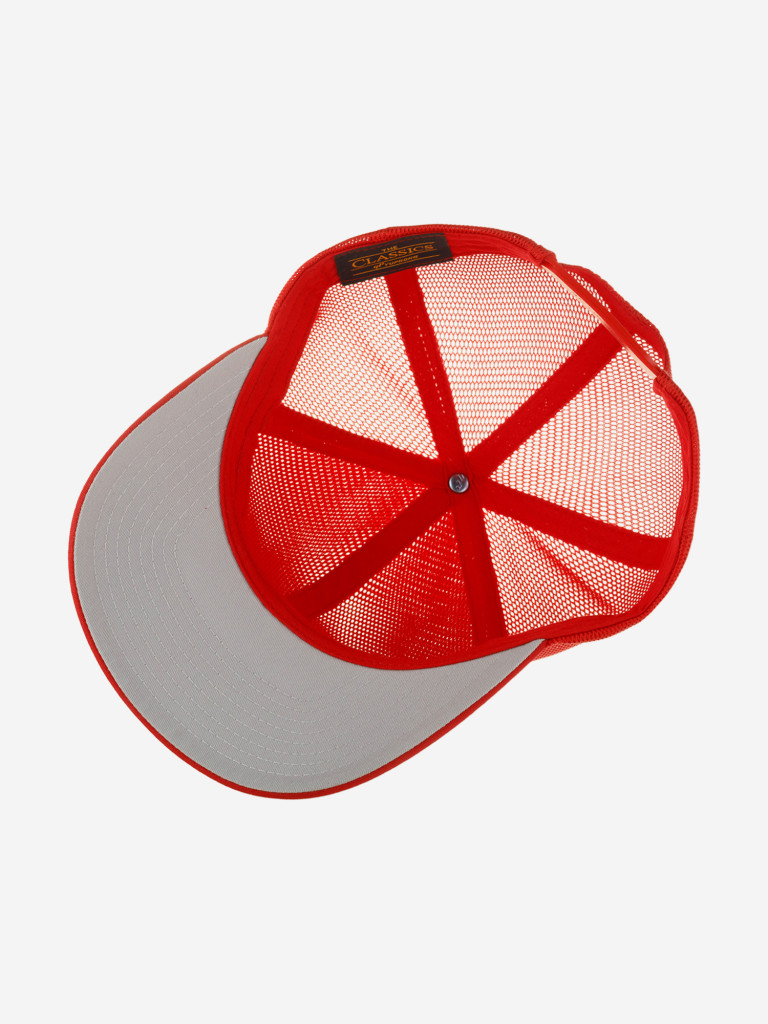 Бейсболка с сеточкой FLEXFIT 6360 (красный)