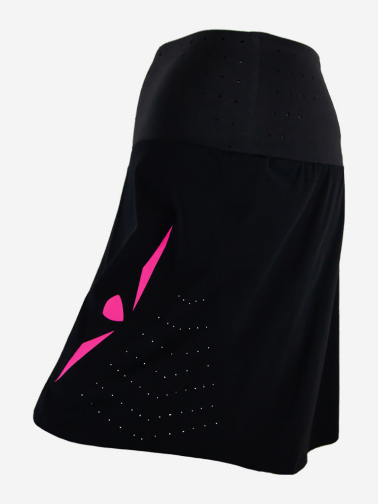 Юбка женская с поясом UGLOW, черный розовый