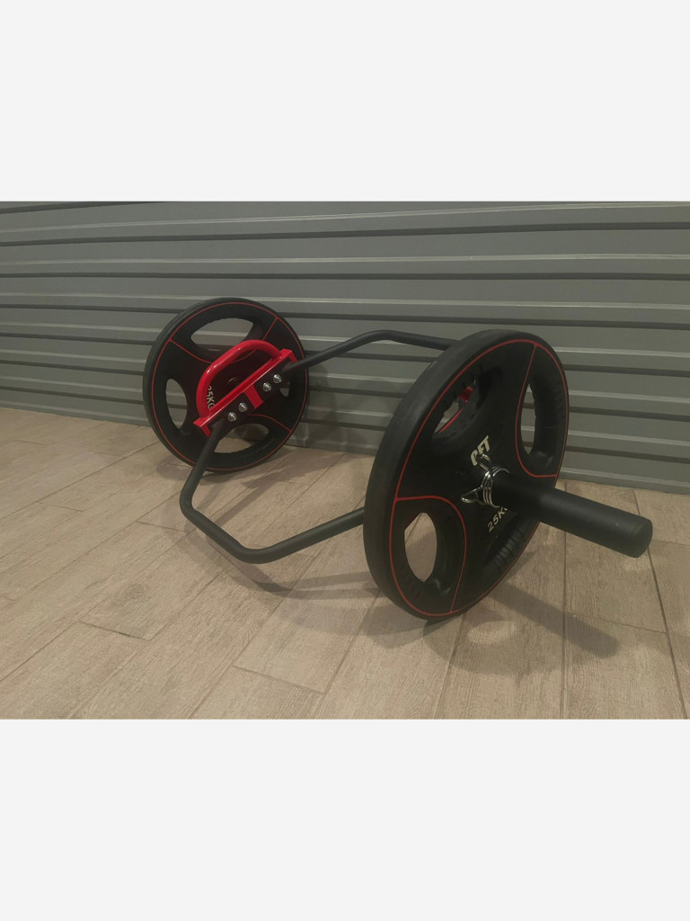 Трэп гриф для становой тяги и приседаний 8кг. 50мм с замками 2шт.