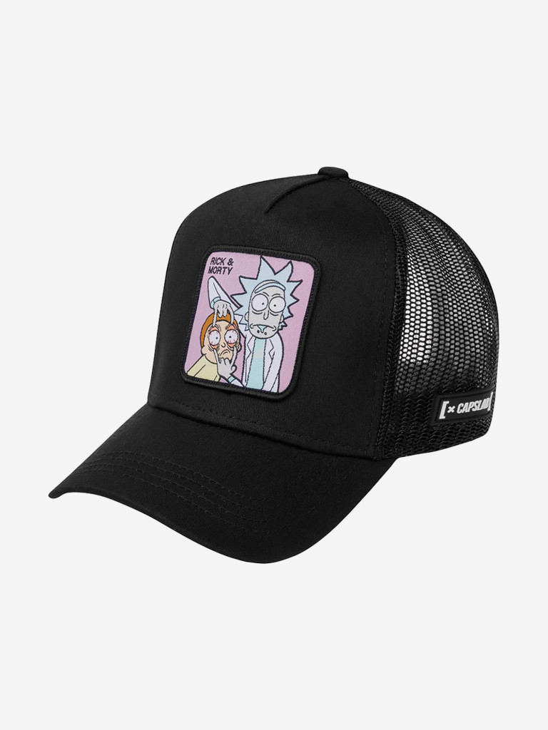 Бейсболка с сеточкой CAPSLAB CL/REM/1/LOO1 Rick and Morty Together (черный)