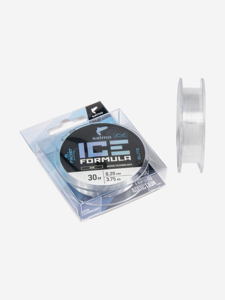 Леска для зимней рыбалки монофильная Salmo Elite ICE FORMULA Clear монофильная длина 30 м, диаметр 0,20 мм
