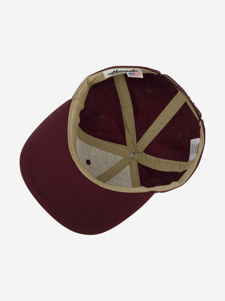 Бейсболка с прямым козырьком HOOD 100-MWL001-CA017-MN Calabasas, CA (малиновый)