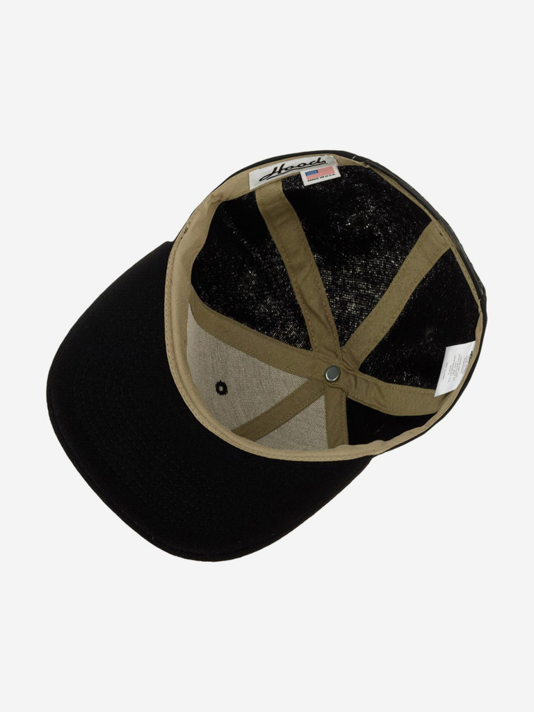 Бейсболка с прямым козырьком HOOD 100-MWL001-LA001-BK New Orleans