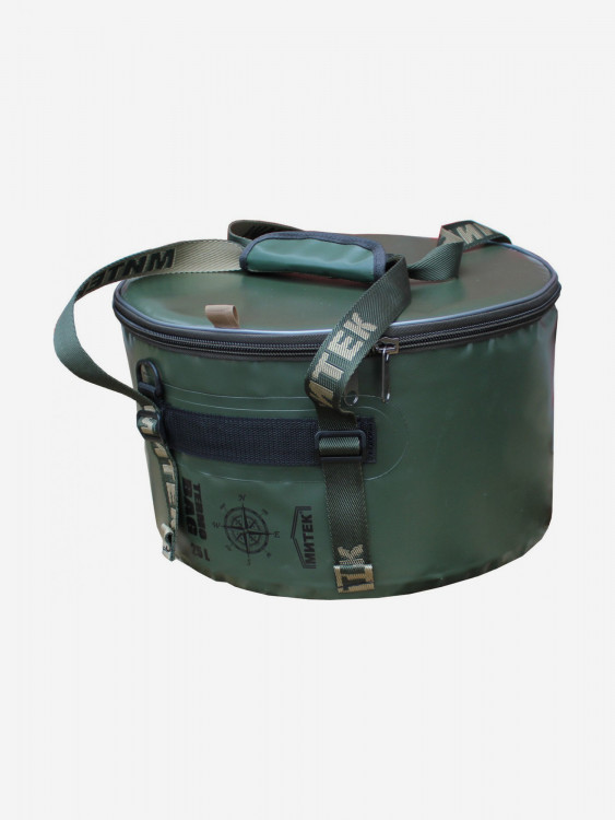 Сумка-Термос МИТЕК круг (Ø 40см Н-20см) с крышкой (хаки)