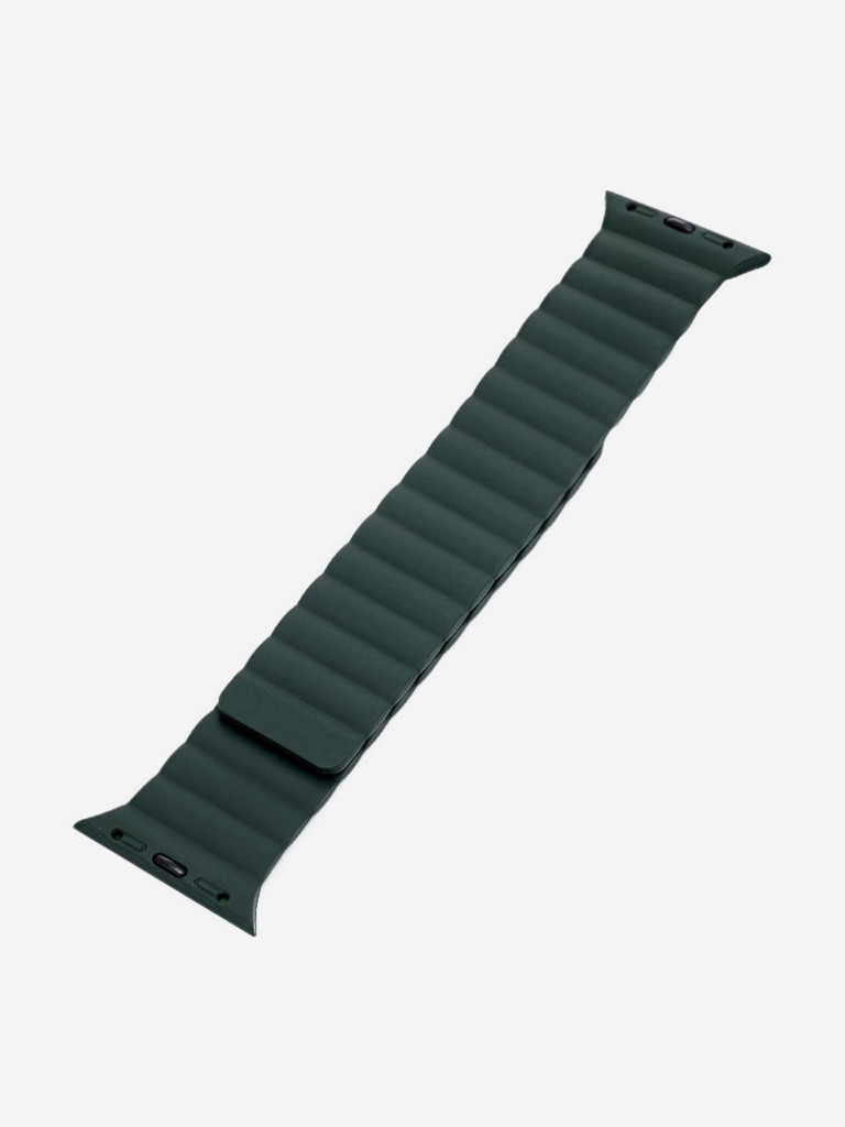 Ремешок для часов Apple Watch 41/40/38 mm Mutural Оригинал, ультралегкий силиконовый на магните — зеленый