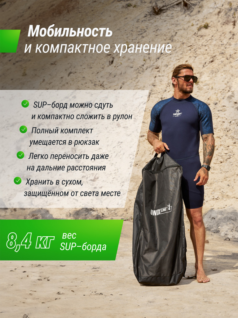SUP-борд UNIX Line City Graffiti 335 см