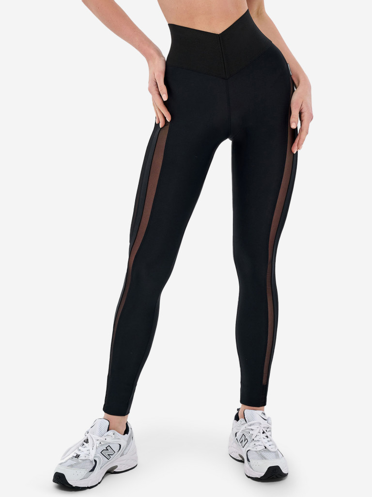 Лосины женские Bona Fide Stripcut Leggings "Black"