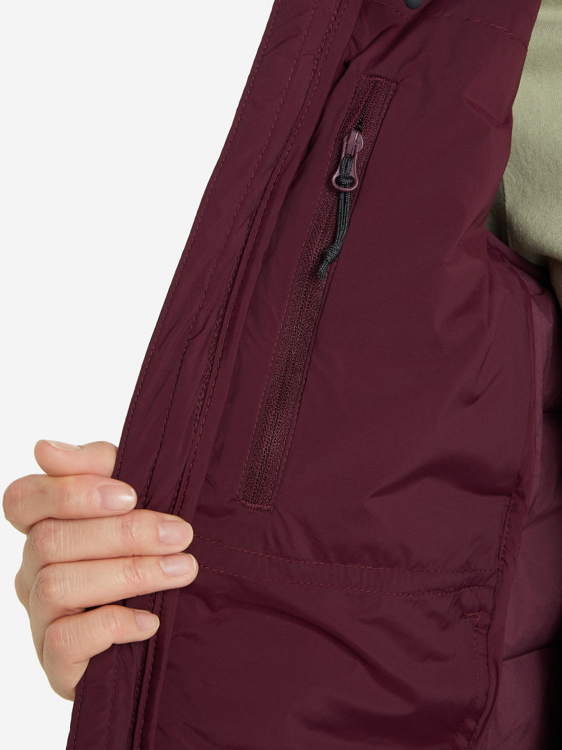 фото Пуховик женский mountain hardwear stretchdown, красный