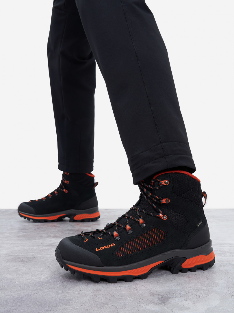 фото Ботинки мужские lowa corvara gtx mid, черный