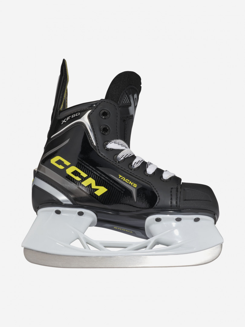 Коньки хоккейные детские CCM Tacks XF 80 YTH 31568750299 Черный, размер 31,28.5,25,26, фото 3