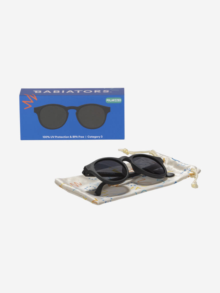 Солнцезащитные очки Babiators Polarized Keyhole Чёрный спецназ, размер 6+