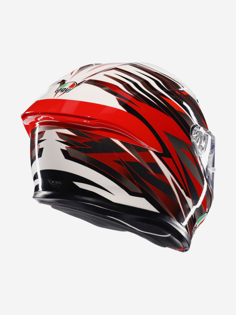 Мотошлем интеграл AGV K6 S E2206 MPLK Reeval White/Red/Grey