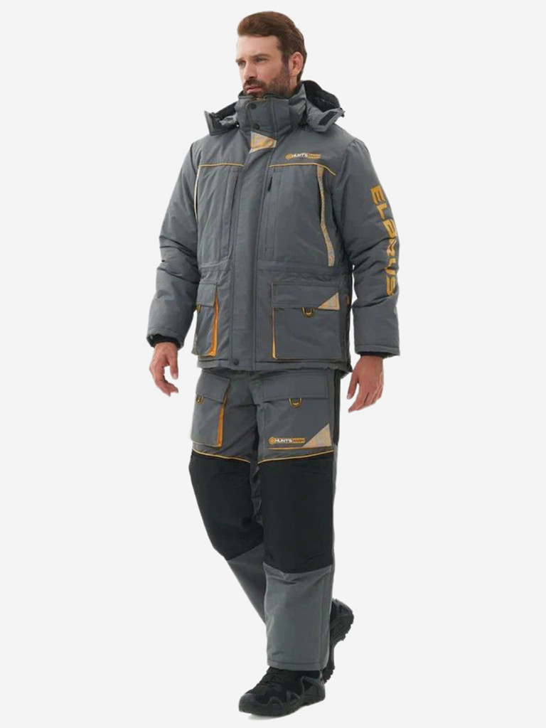 Костюм мужской Huntsman Elbrus, зимний из мембранной ткани, для охоты и рыбалки
