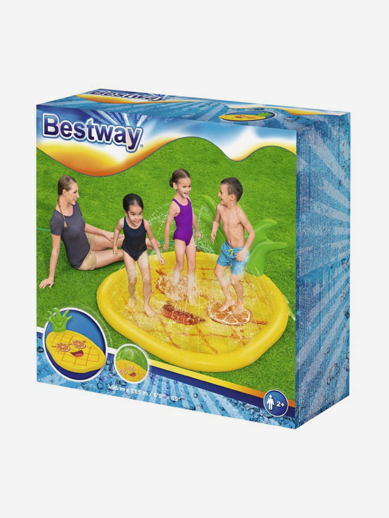 Бассейн надувной Bestway 52565 "Солнечный ананас" (196х165см) 2+