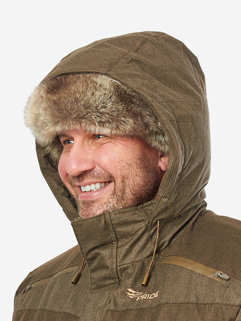 Костюм для охоты зимний -35, PRIDE, Винчестер, коричневый