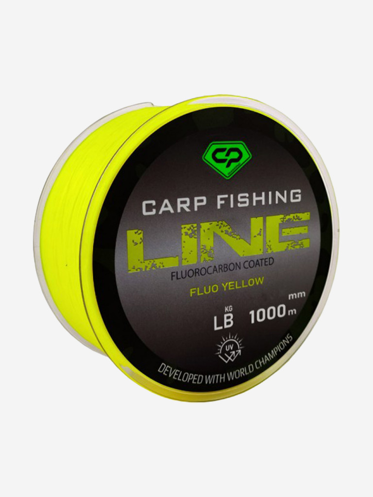 Леска Fluorocarbon Coated Fluo Yellow CARP PRO 1000м 0,331мм
