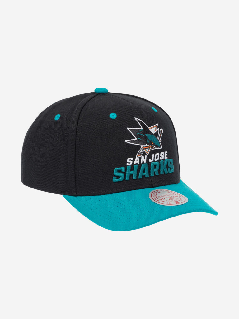 Бейсболка MITCHELL NESS HP8591-SJSBLCK San Jose Sharks NHL (черный)