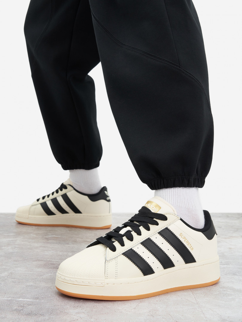 фото Кеды женские adidas superstar xlg, бежевый