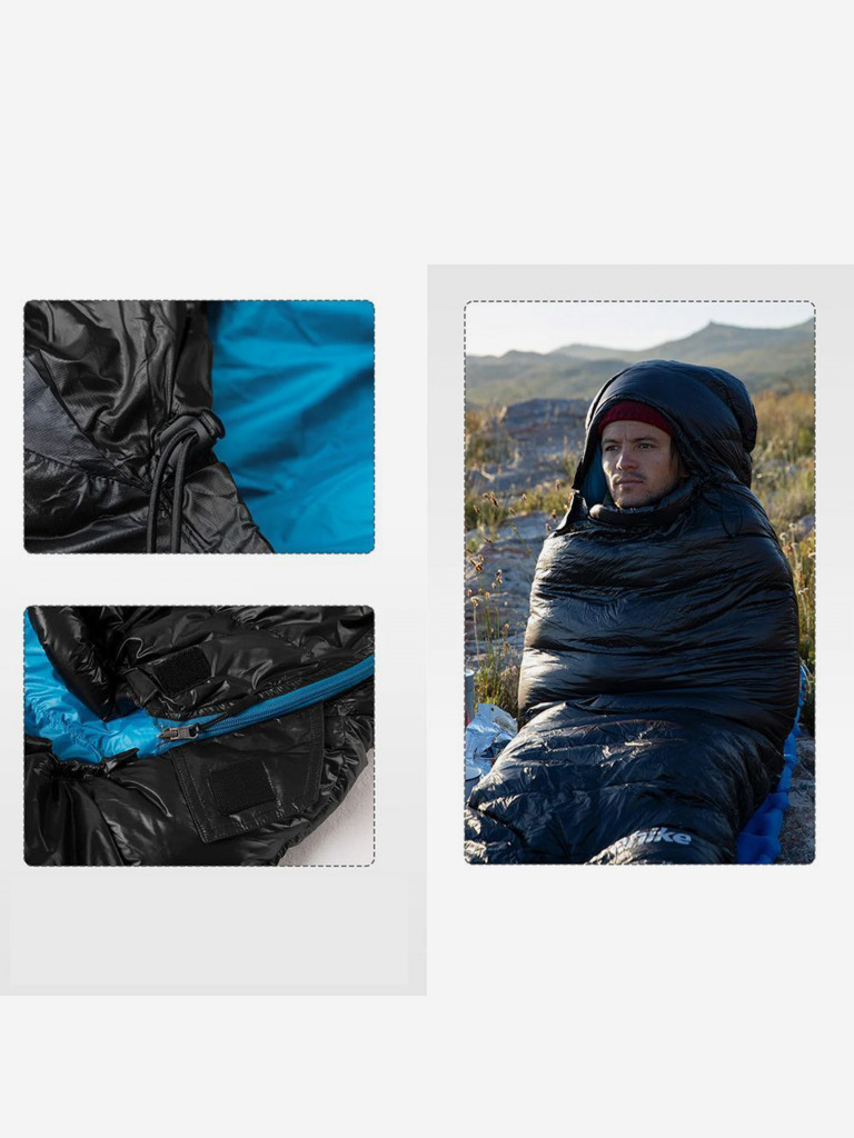 Спальный мешок теплый Naturehike CW401, ширина 85 см
