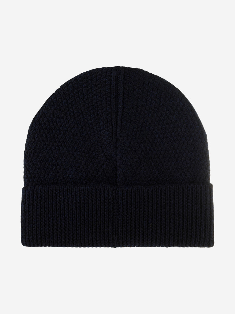 Шапка с отворотом STETSON 8599396 BEANIE MERINO WOOL (синий)