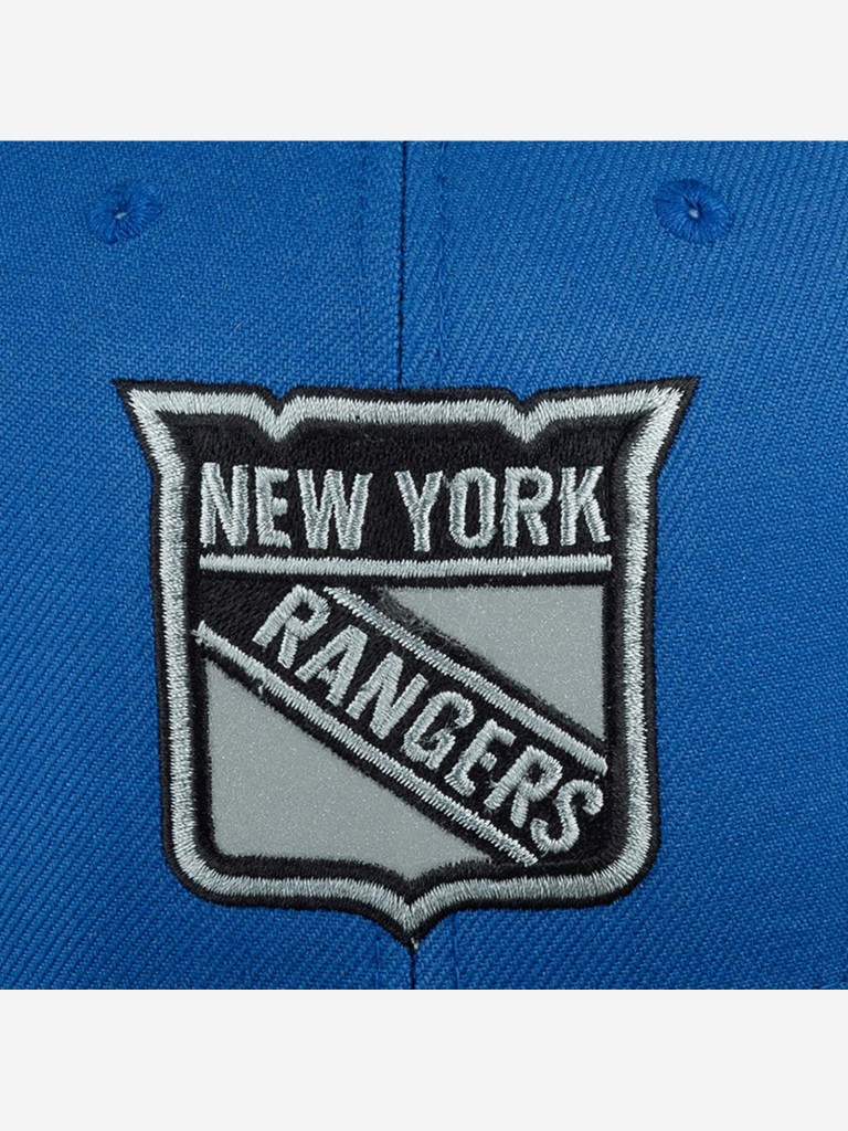 Бейсболка с прямым козырьком AMERICAN NEEDLE 43682A-NYR New York Rangers Chromel NHL
