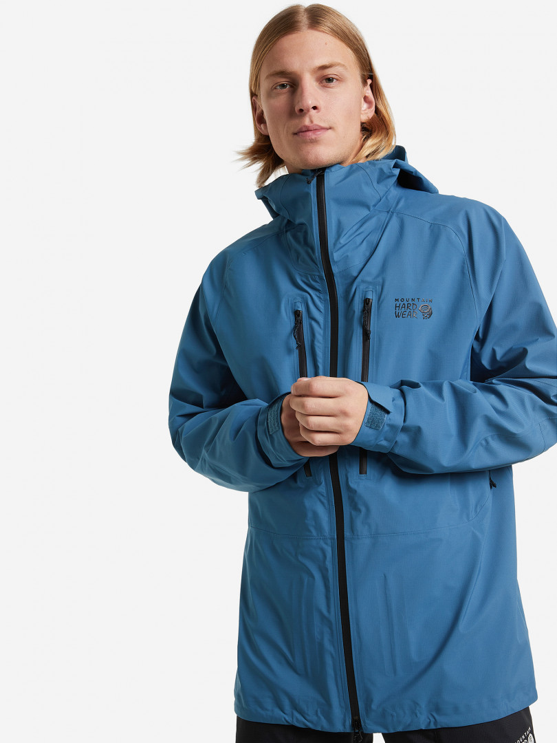 фото Куртка мужская mountain hardwear high exposure™ gore-tex c-knit® jacket, голубой