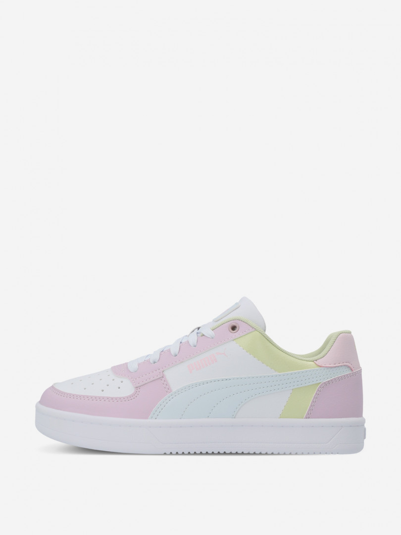 фото Кеды для девочек puma caven 2.0 block jr, белый