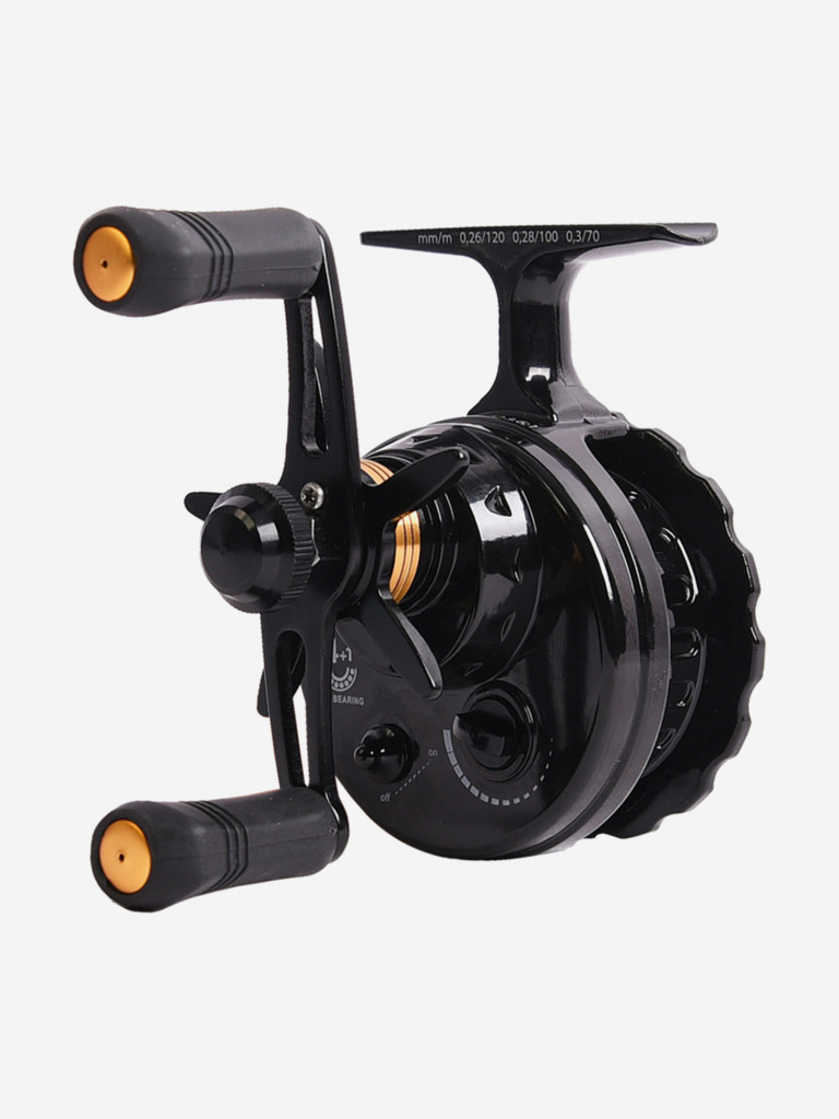 Набор для зимней рыбалки: зимняя удочка Maximus RASCAL 302XH + катушка инерционная Black Side ICE ZEAL (4+1 подшипник) + леска для рыбалки монофильная Sufix XL Strong зеленая 100 м 0.23 мм