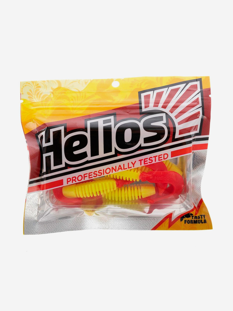 Мягкая приманка Helios Din, 3,11'' / 7,9 см, Yellow RT, 6 шт (HS-33-038)