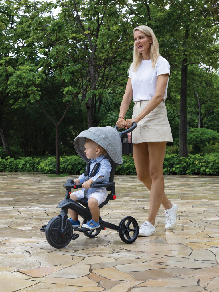 Трехколесный велосипед-беговел Globber EXPLORER TRIKE FOLDABLE (4в1)