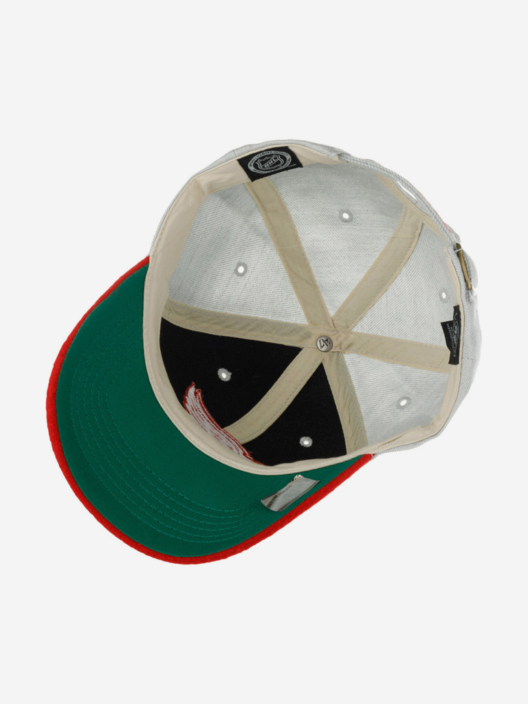 Бейсболка 47 BRAND H-MUNSN05WHS-GY Detroit Red Wings NHL (серый)