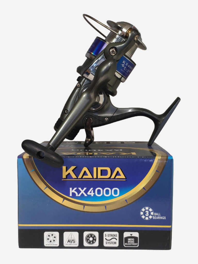 Катушка с байтранером Kaida KX-4000-3BB Катушка для рыбалки