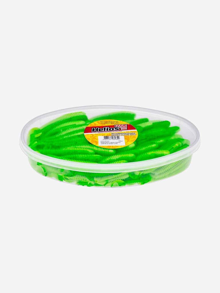 Мягкая приманка Helios Catcher, 3,55'' / 9 см, Green Lime, 100 шт (HS-2-010-N)